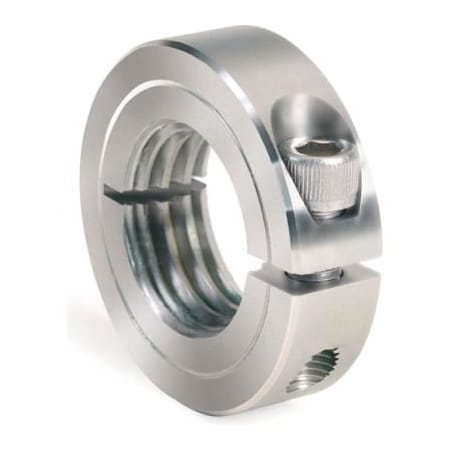 Climax Metal One-Piece Threaded Clamping Collar, Stainless Steel, ISTC-062-18-S ISTC-062-18-S